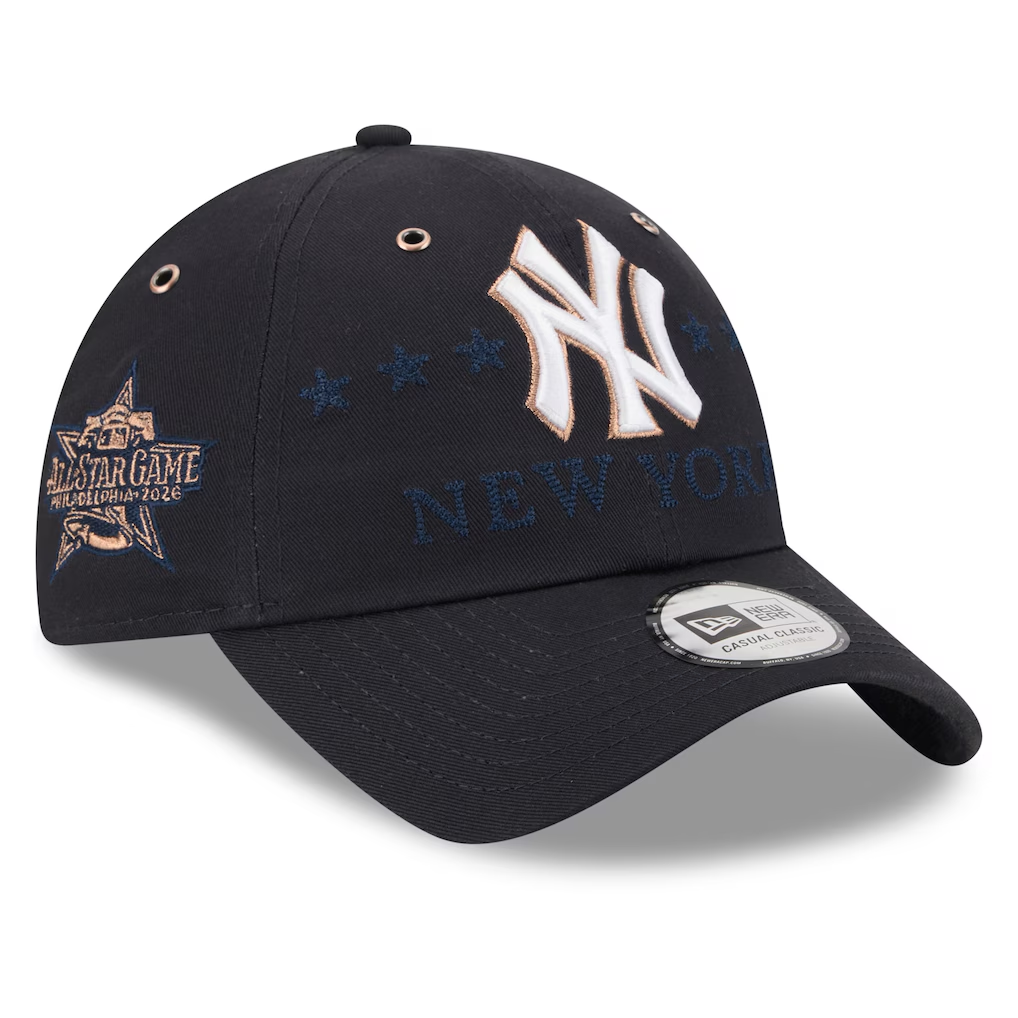 NEW YORK YANKEES 2026 MLB ALL-STAR GAME CASUAL CLASSIC ADJUSTABLE HAT - NAVY
