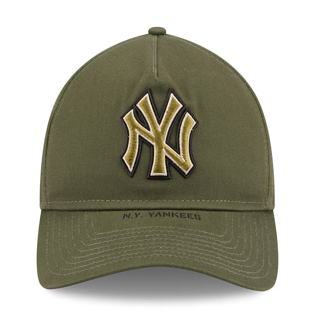 NEW YORK YANKEES 2026 MLB ARMED FORCES 9TWENTY A-FRAME ADJUSTABLE HAT - OLIVE