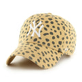 NEW YORK YANKEES '47 BRAND CLEAN UP ADJUSTABLE HAT - CHEETAH