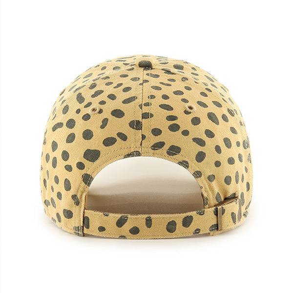 NEW YORK YANKEES '47 BRAND CLEAN UP ADJUSTABLE HAT - CHEETAH