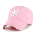 NEW YORK YANKEES '47 BRAND CLEAN UP ADJUSTABLE HAT - ROSE