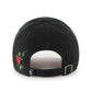 NEW YORK YANKEES '47 BRAND 'THORN' CLEAN UP ADJUSTABLE HAT - BLACK