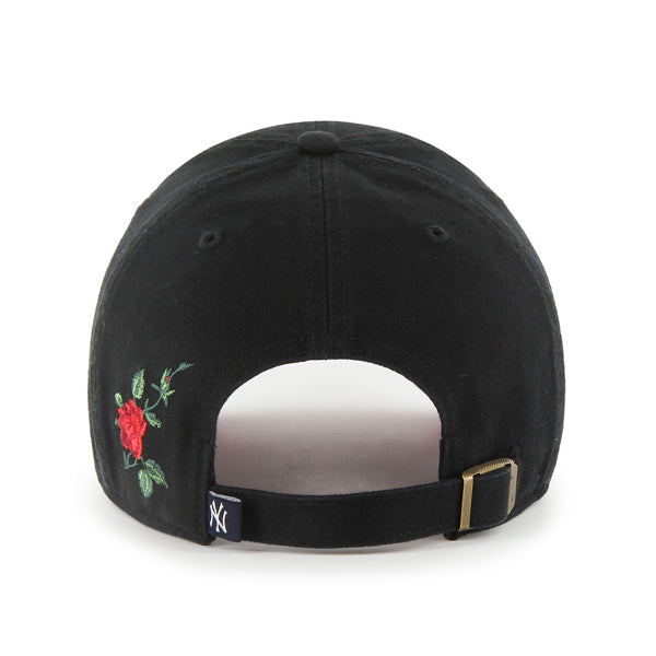 NEW YORK YANKEES '47 BRAND 'THORN' CLEAN UP ADJUSTABLE HAT - BLACK