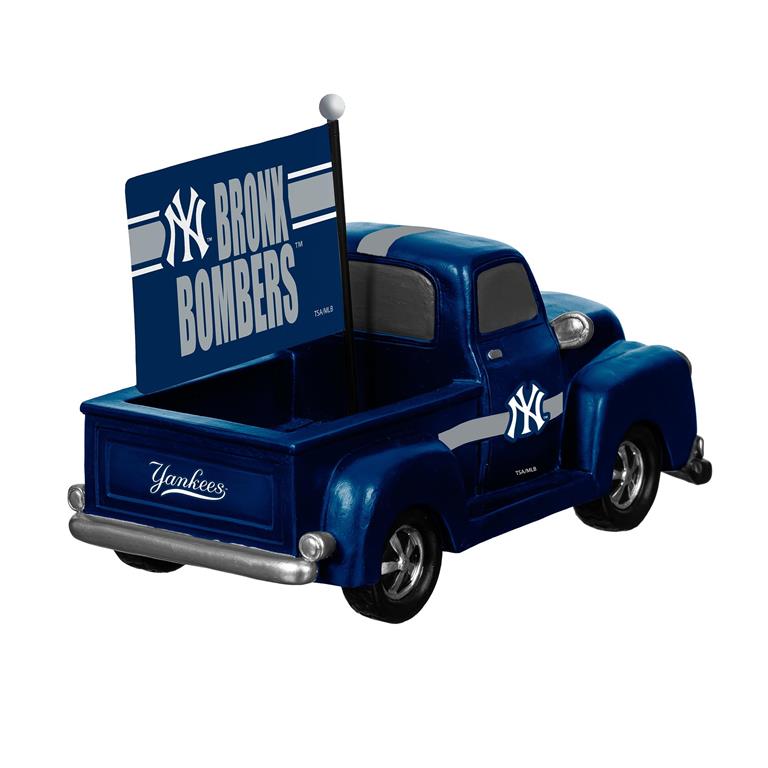 NEW YORK YANKEES 9" RALLY TRUCK GARDEN STATUE WITH FLAG