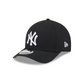 NEW YORK YANKEES 9FORTY M-CROWN SNAPBACK ADJUSTABLE HAT - BLACK/WHITE