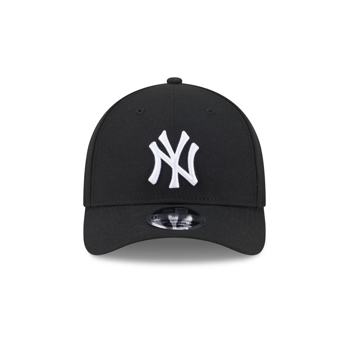 NEW YORK YANKEES 9FORTY M-CROWN SNAPBACK ADJUSTABLE HAT - BLACK/WHITE