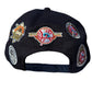 NEW YORK YANKEES ALL OVER PATCH 9FIFTY SNAPBACK HAT - NAVY