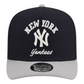 NEW YORK YANKEES ARCHED 9FIFTY A-FRAME SNAPBACK HAT - NAVY/GRAY