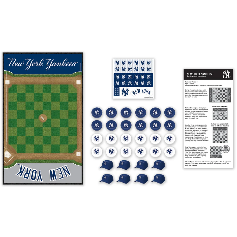 NEW YORK YANKEES CHECKERS BOARD GAME