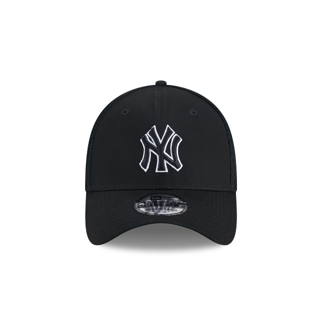 NEW YORK YANKEES EVERGREEN NEO 39THIRTY FLEX FIT HAT - BLACK/WHITE