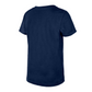 NEW YORK YANKEES GIRLS STAR HEART SEQUIN V-NECK T-SHIRT