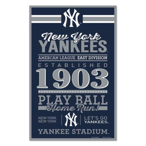 NEW YORK YANKEES HOME WORDAGE 11X17 CARTEL DE PARED