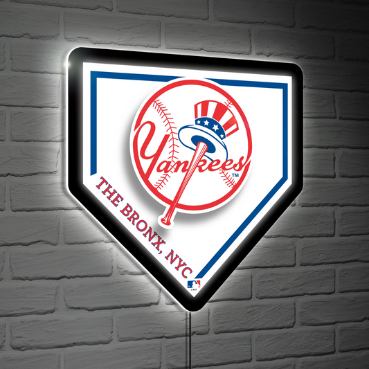 NEW YORK YANKEES HOMEPLATE EDGELITE LED WALL DECOR