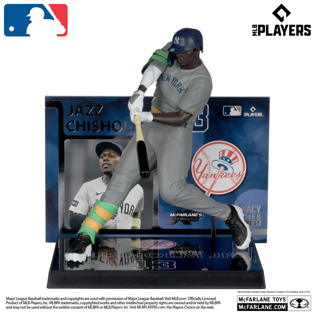 NEW YORK YANKEES JAZZ CHISHOLM JR MLB LEGACY 7" MCFARLANE SPORTS PICK FIGURE