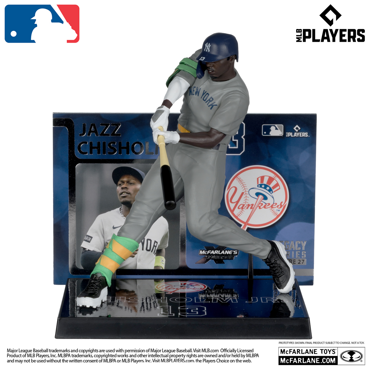 NEW YORK YANKEES JAZZ CHISHOLM JR MLB LEGACY 7" MCFARLANE SPORTS PICK FIGURE