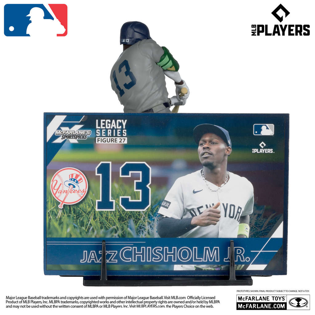 NEW YORK YANKEES JAZZ CHISHOLM JR MLB LEGACY 7" MCFARLANE SPORTS PICK FIGURE