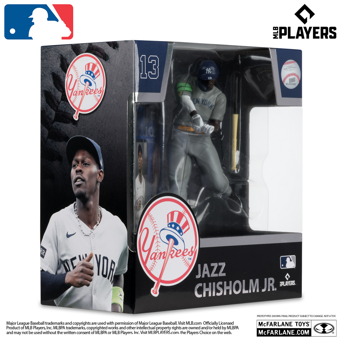 NEW YORK YANKEES JAZZ CHISHOLM JR MLB LEGACY 7" MCFARLANE SPORTS PICK FIGURE