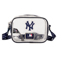 NEW YORK YANKEES LOUNGEFLY CLEAR CROSSBODY BAG