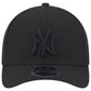 NEW YORK YANKEES M-CROWN 9FORTY A-FRAME SNAPBACK HAT - BLACK/BLACK