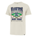 NEW YORK YANKEES MEN'S '47 BRAND STRAIGHT SHOT TWO FRANKLIN T-SHIRT - DUNE
