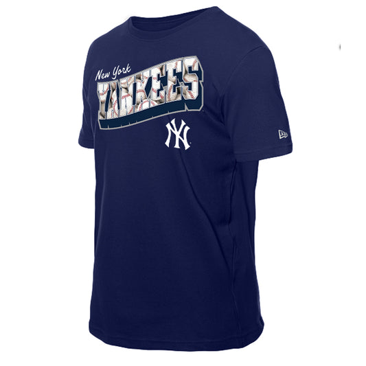 NEW YORK YANKEES MEN'S GAME DAY T-SHIRT - NAVY
