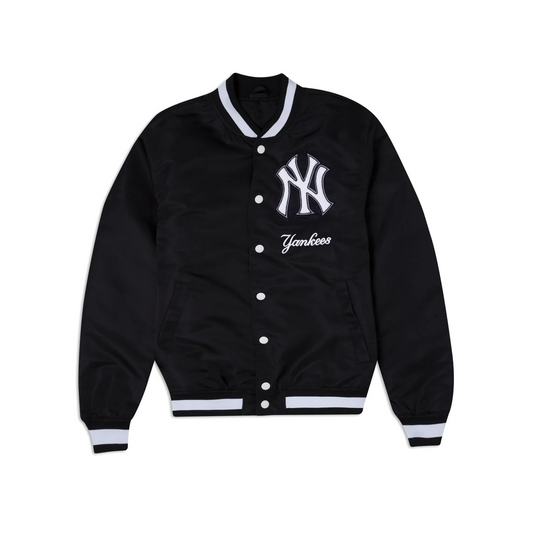 NEW YORK YANKEES MEN'S LOGO SELECT BLACK JACKET