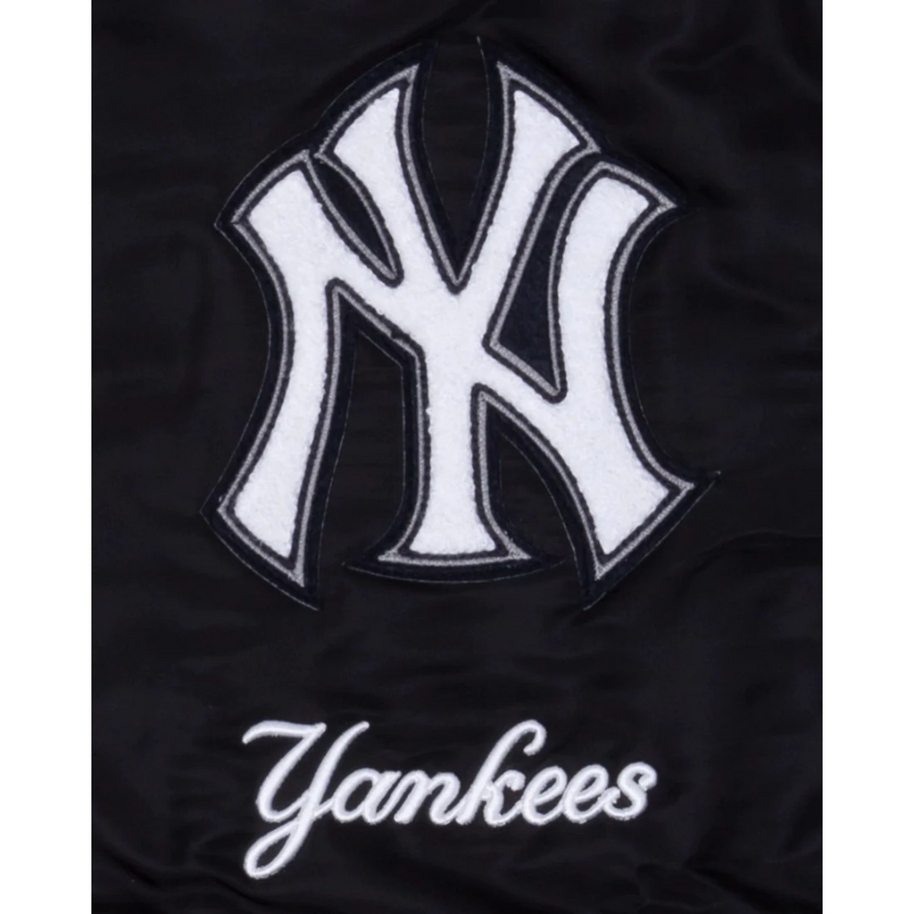 NEW YORK YANKEES MEN'S LOGO SELECT BLACK JACKET