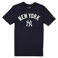 NEW YORK YANKEES MEN'S NEW ERA EVERGREEN BASIC T-SHIRT - NAVY