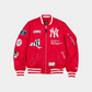NEW YORK YANKEES MEN'S NEWERA X ALPHA INDUSTRIES MA-1 BOMBER JACKET - RED