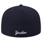 NEW YORK YANKEES OVERLAP 59FIFTY FITTED HAT - NAVY