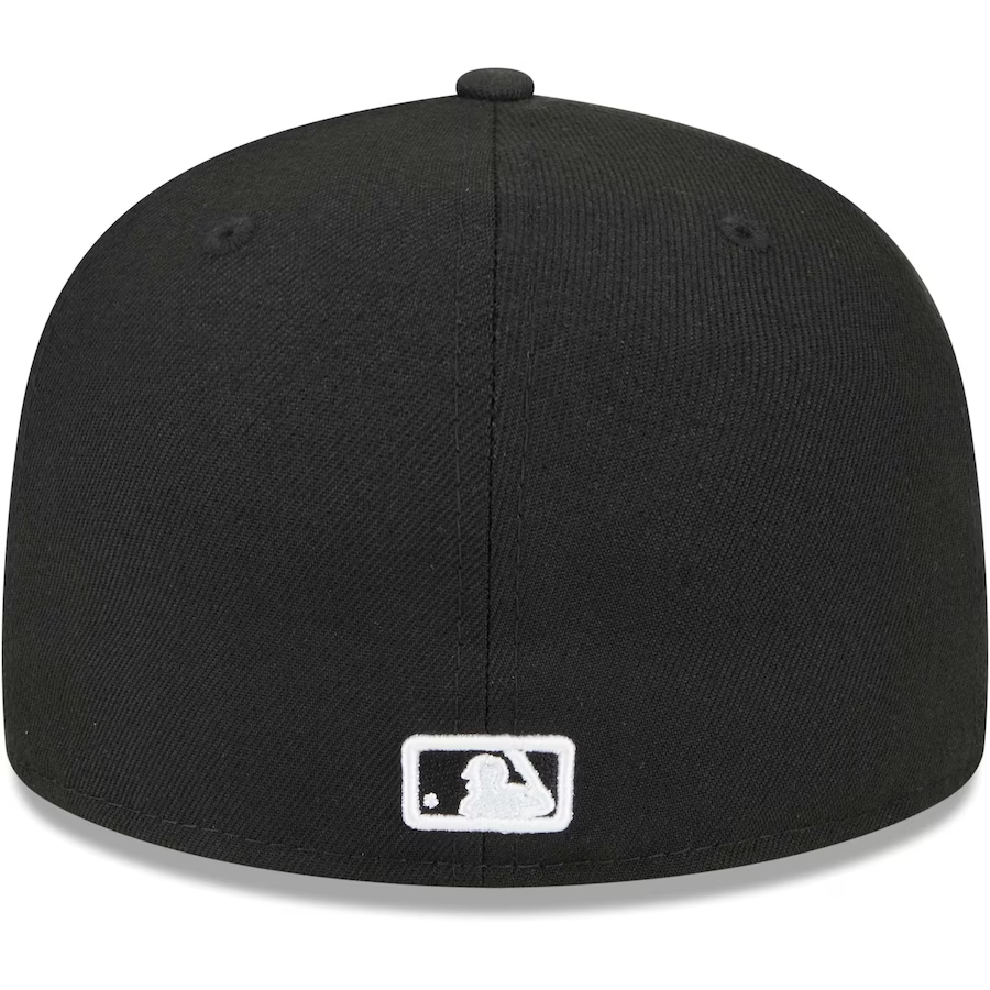 NEW YORK YANKEES SIDEPATCH 2000 WORLD SERIES 59FIFTY FITTED HAT - BLACK/ WHITE