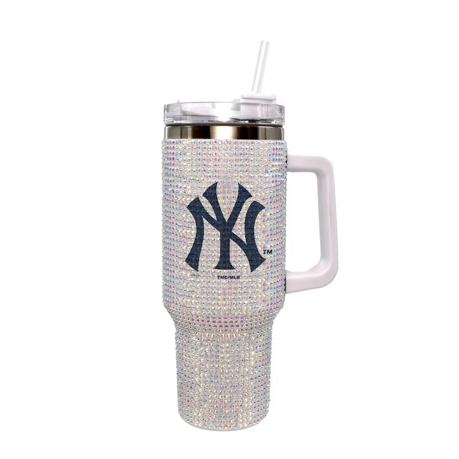 NEW YORK YANKEES THE MEMORY COMPANY 40 OZ BLING COLOSSAL TUMBLER
