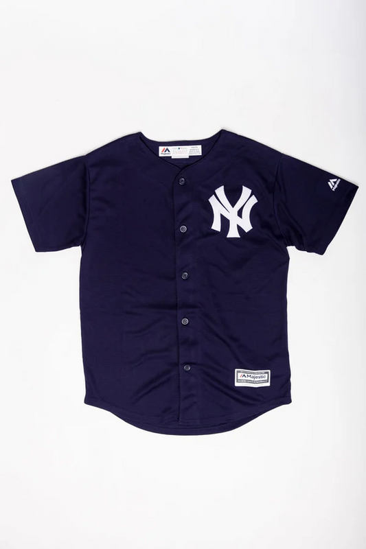 RÉPLICA DE JERSEY PARA NIÑOS DE LOS NEW YORK YANKEES - AZUL MARINO