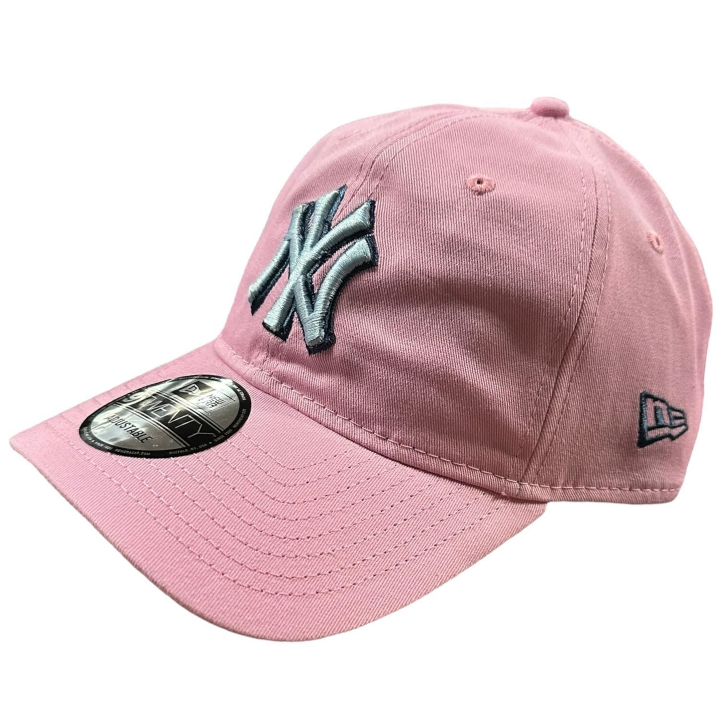 NEW YORK YANKEES WOMEN'S 2-TONE COLOR PACK 9TWENTY ADJUSTABLE HAT - PINK/ BLUE