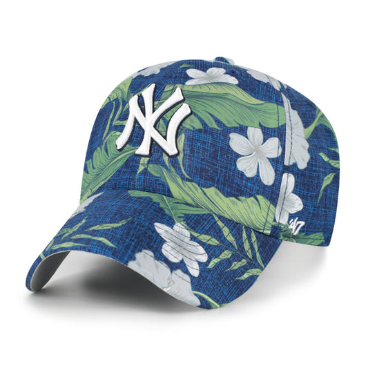 NEW YORK YANKEES WOMEN'S '47  BRAND BEACH SIDE CLEAN UP ADJUSTABLE HAT - NAVY