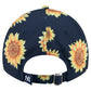 NEW YORK YANKEES WOMEN'S ADVENTURE SUNFLOWER 9TWENTY ADJUSTABLE HAT - NAVY