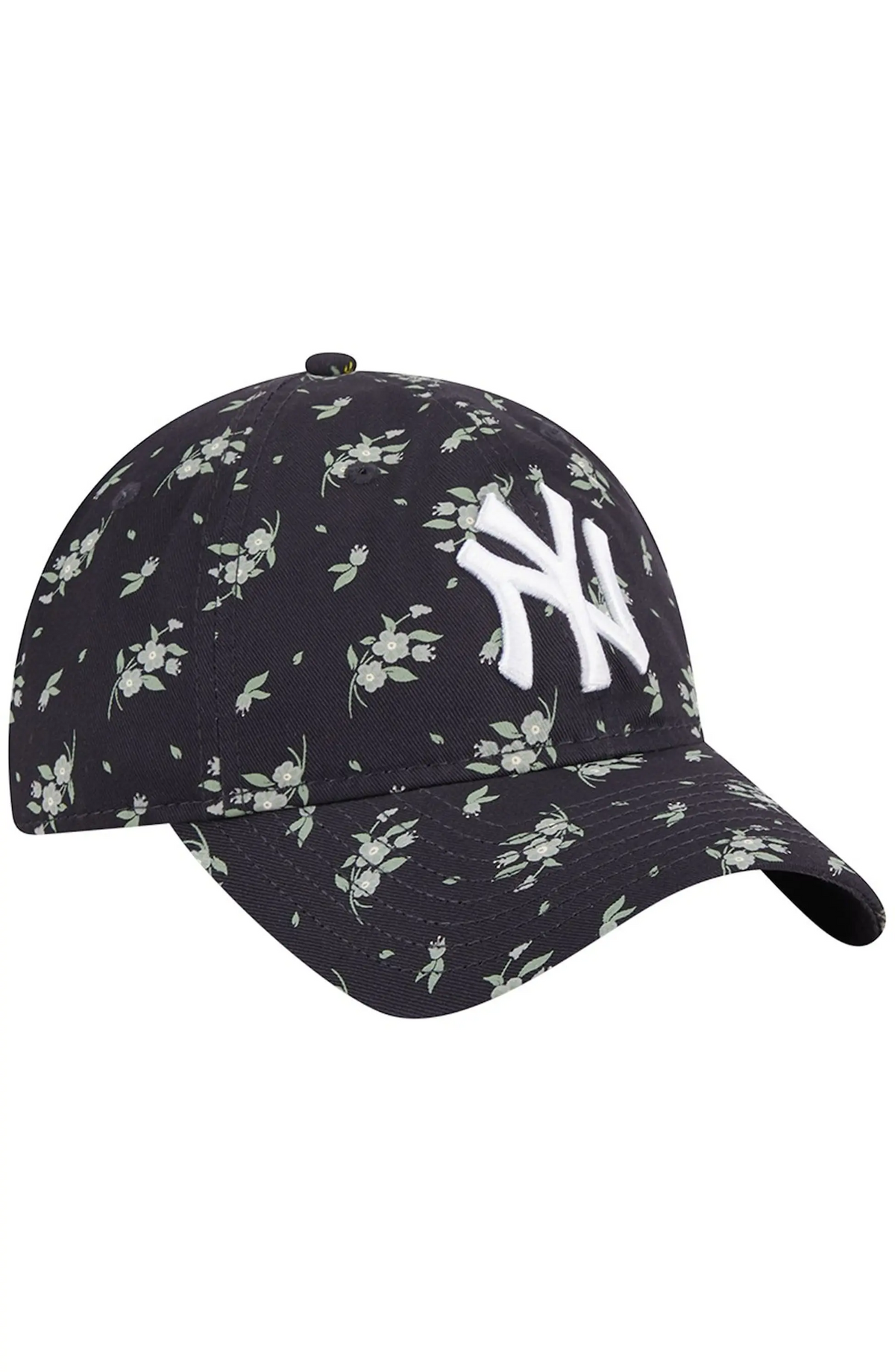 NEW YORK YANKEES WOMEN'S BLOOM 9TWENTY ADJUSTABLE HAT - NAVY