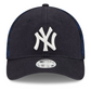 NEW YORK YANKEES WOMEN'S FLORAL MESH 9FORTY M-CROWN TRUCKER HAT - NAVY