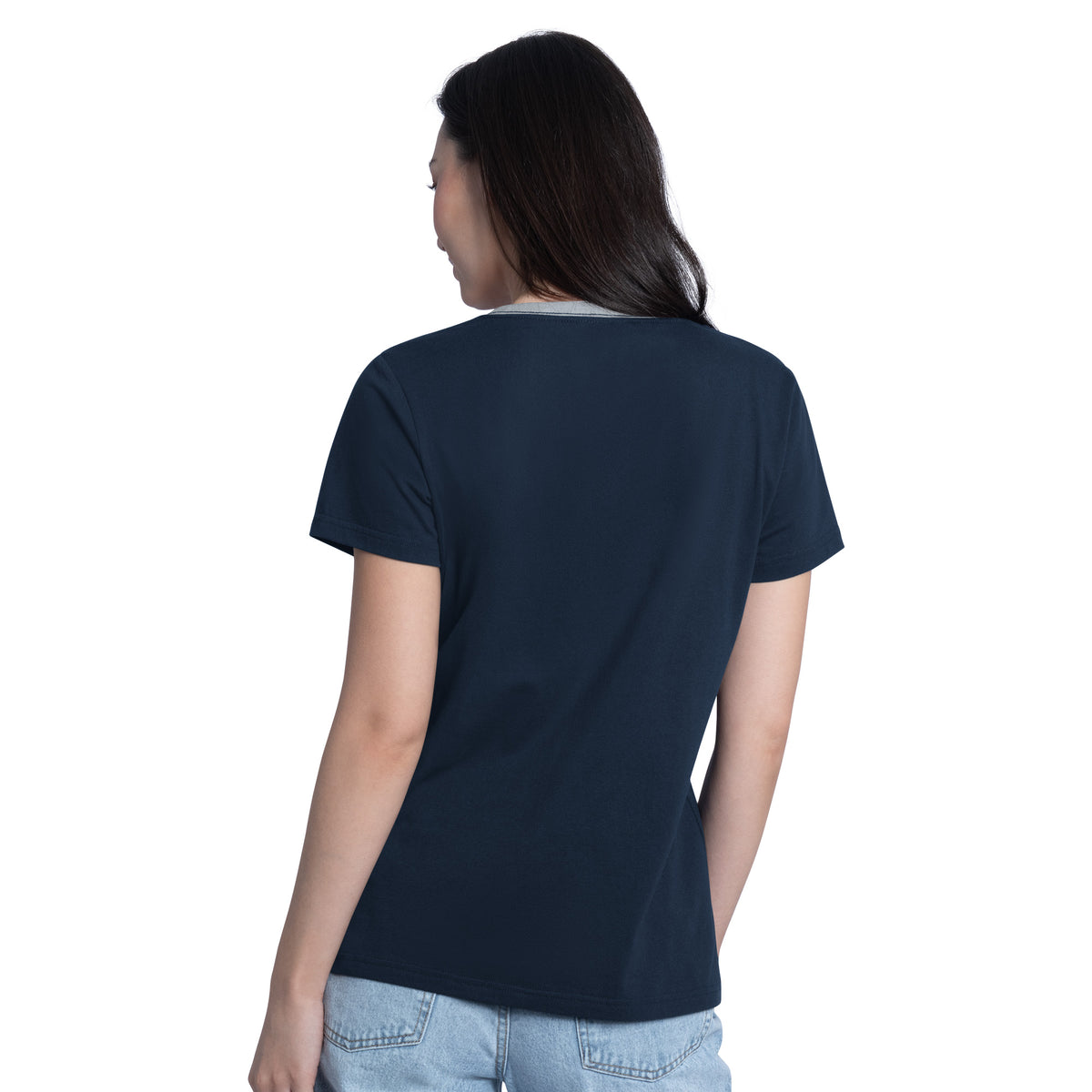 NEW YORK YANKEES WOMEN'S G-III 4HER BY CARL BANKS BEST TEAM T-SHIRT - NAVY