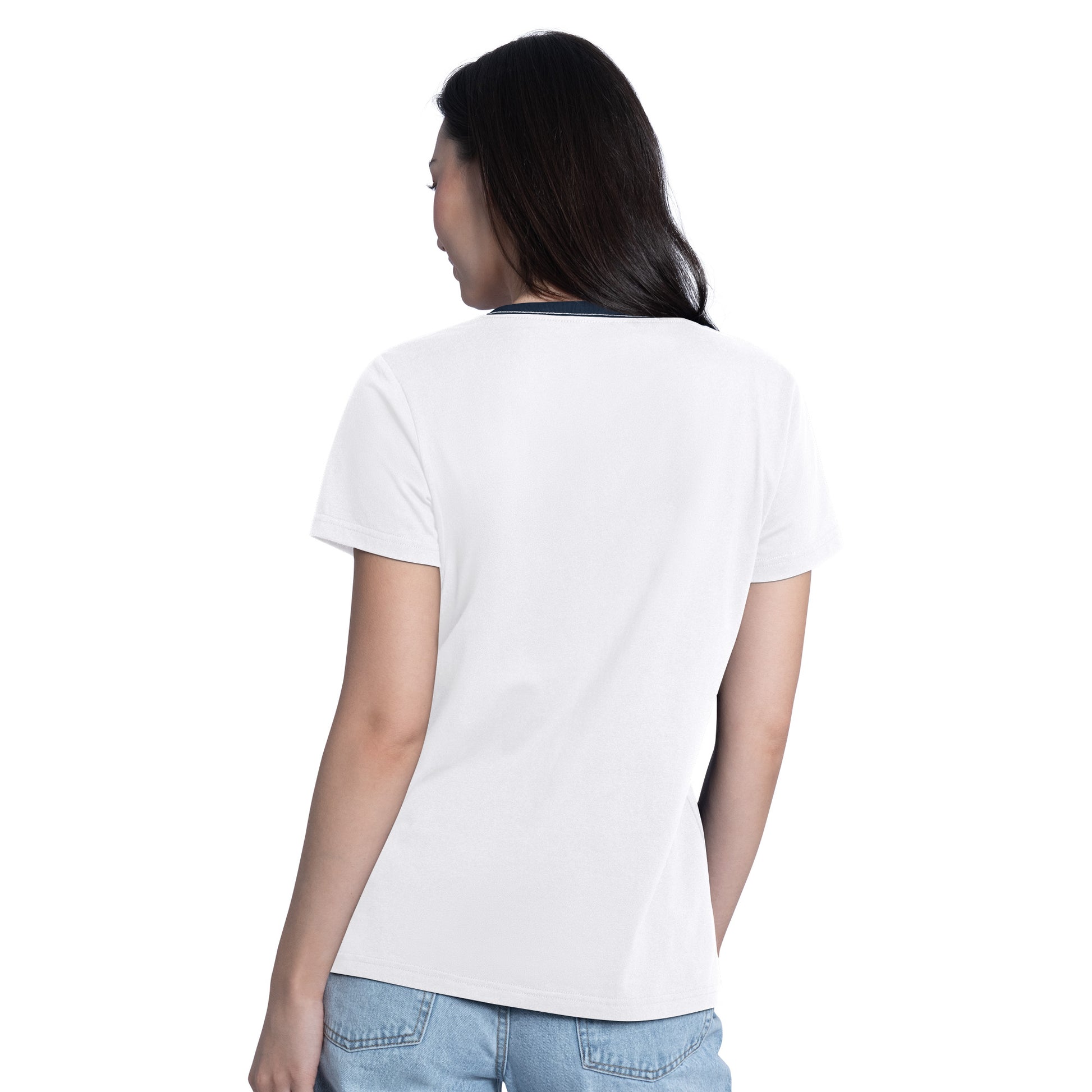 NEW YORK YANKEES WOMEN'S G-III 4HER BY CARL BANKS BEST TEAM T-SHIRT - WHITE