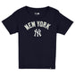 NEW YORK YANKEES WOMEN'S NEW ERA EVERGREEN BASIC T-SHIRT - NAVY