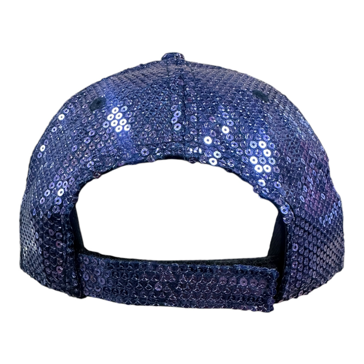 NEW YORK YANKEES WOMEN'S SEQUIN 9FORTY ADJUSTABLE HAT - NAVY