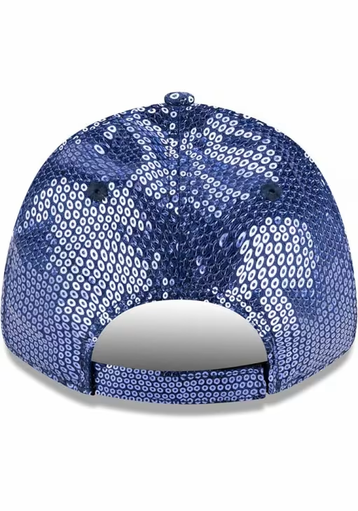 NEW YORK YANKEES WOMEN'S SEQUIN 9FORTY ADJUSTABLE HAT - NAVY