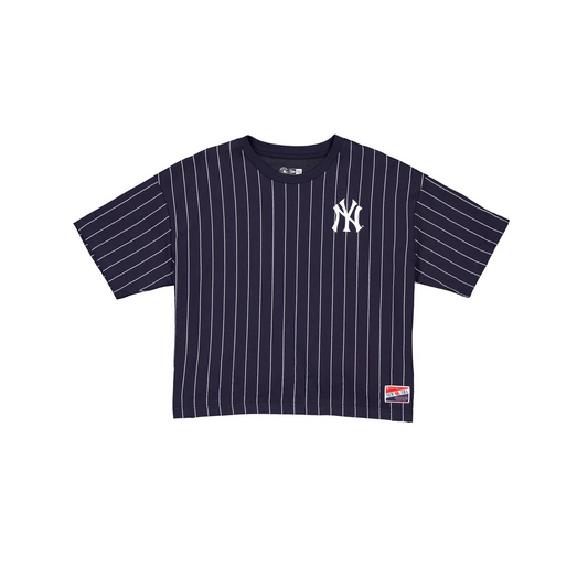 NEW YORK YANKEES WOMEN'S THROWBACK CROP T-SHIRT