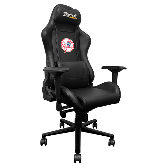 NEW YORK YANKEES XPRESSION PRO GAMING CHAIR WITH SECONDARY LOGO
