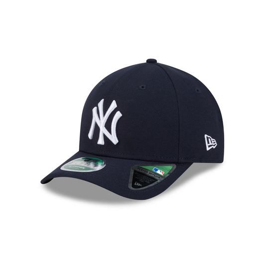 NEW YORK YANKEES YOUTH PLAYER REPLICA 9FORTY M-CROWN SNAPBACK ADJUSTABLE HAT - NAVY
