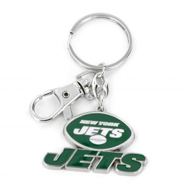 NEw YORK JETS LOGO HEAVYWEIGHT KEYCHAIN