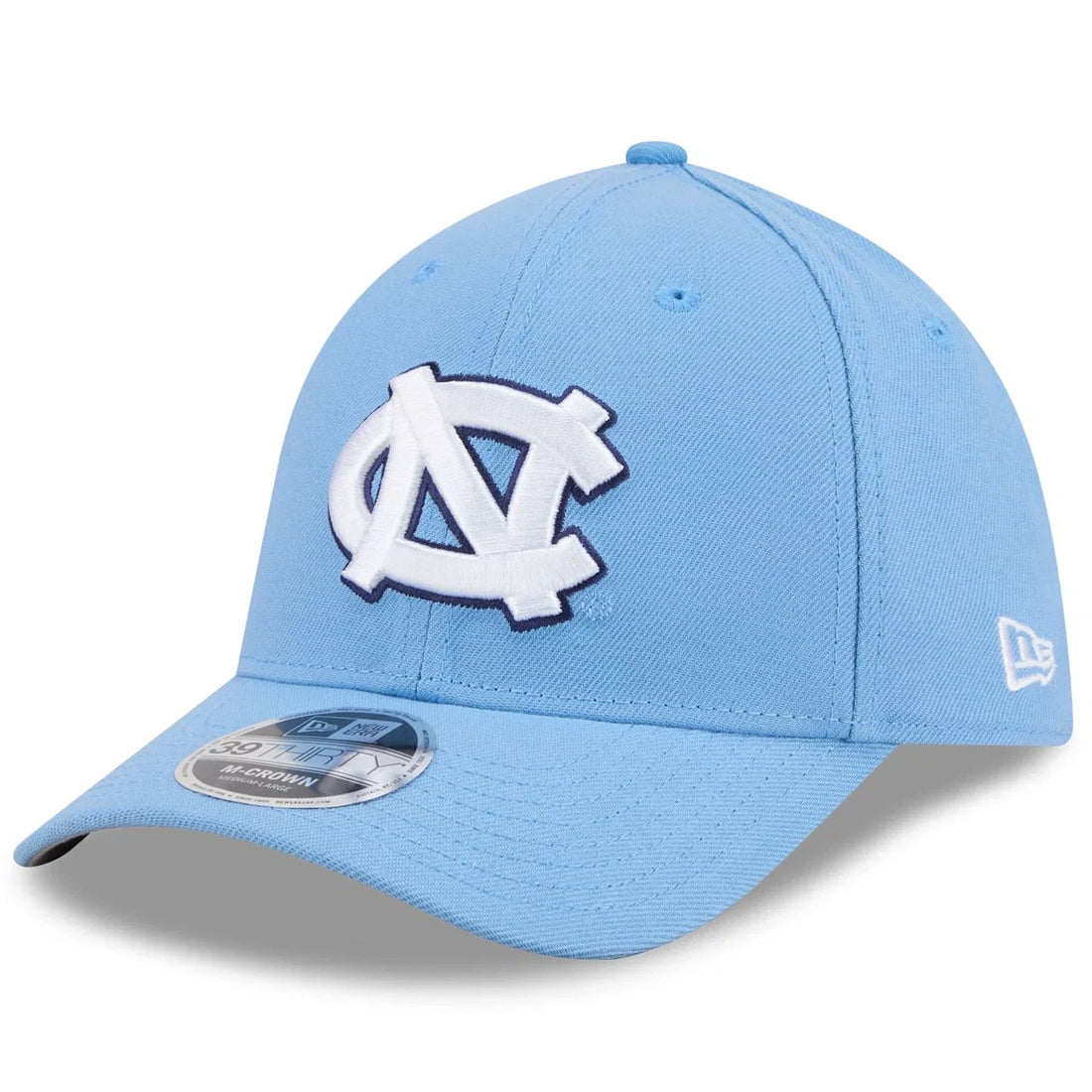 NORTH CAROLINA TAR HEELS TEAM 39THIRTY M-CROWN FLEX FIT HAT - POWDER BLUE