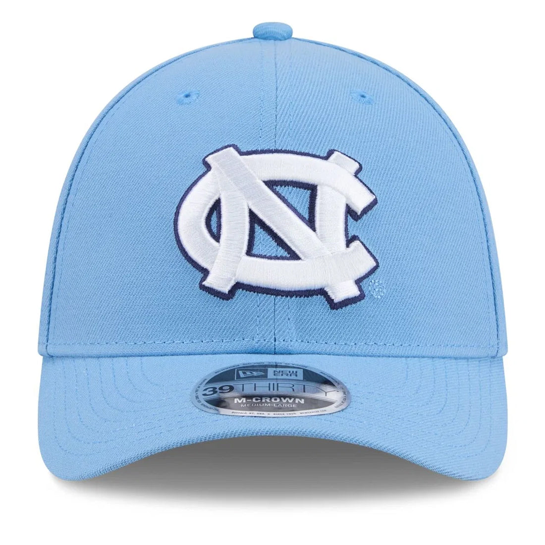 NORTH CAROLINA TAR HEELS TEAM 39THIRTY M-CROWN FLEX FIT HAT - POWDER BLUE