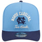 NORTH CAROLINA TARHEELS ARCHED 9FIFTY A-FRAME SNAPBACK HAT - LIGHT BLUE/NAVY